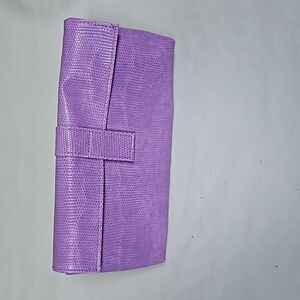 Croco style Lavender Purse/Clutch